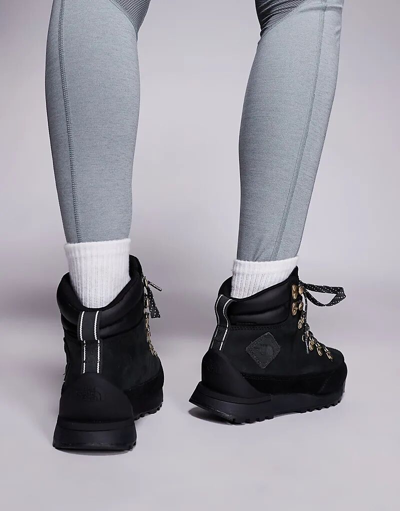 Водонепроницаемые походные ботинки North Face Back-To-Berkeley IV из черной кожи — фото 3