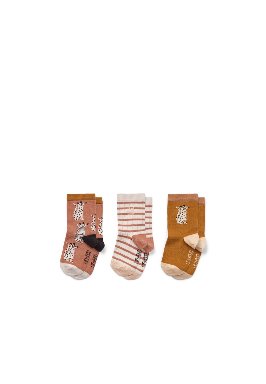 

Носки SILAS UNISEX 3 PACK Liewood, светло-розовый