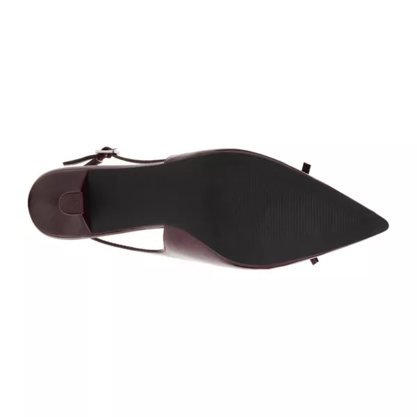 Модные женские туфли на каблуках-рюмочках Madden Girl, цвет black patent — фото 4