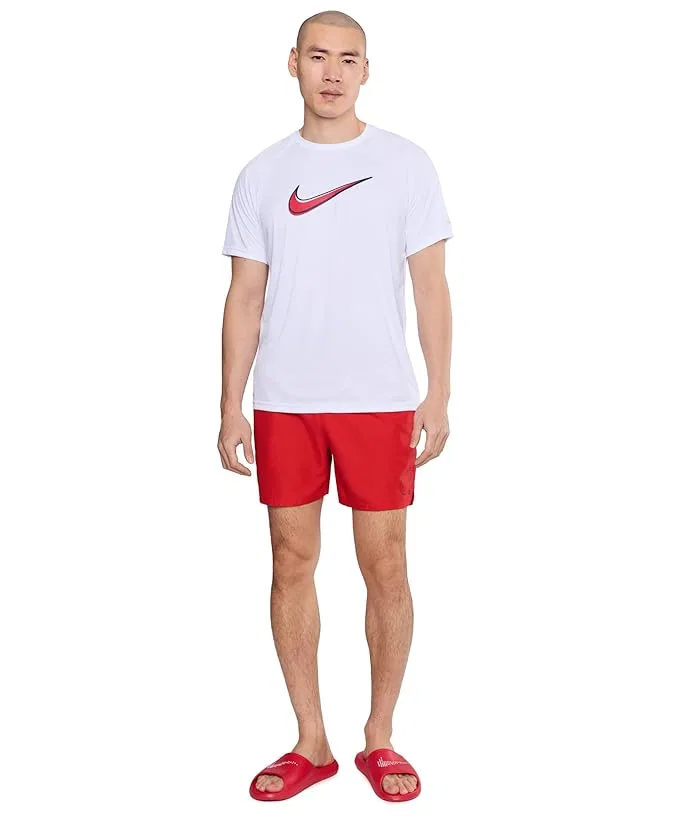 Шорты для плавания Nike Breaker Swoosh Break 5" Brief Lined Volley, University Red — фото 2
