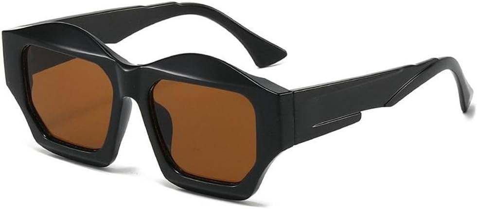 

Панк-солнцезащитные очки в многоугольной оправе для женщин, роскошные, неправильной формы, с защитой от УФ-излучения UV400, модные солнцезащитные очки для женщин LVTFCO, 2