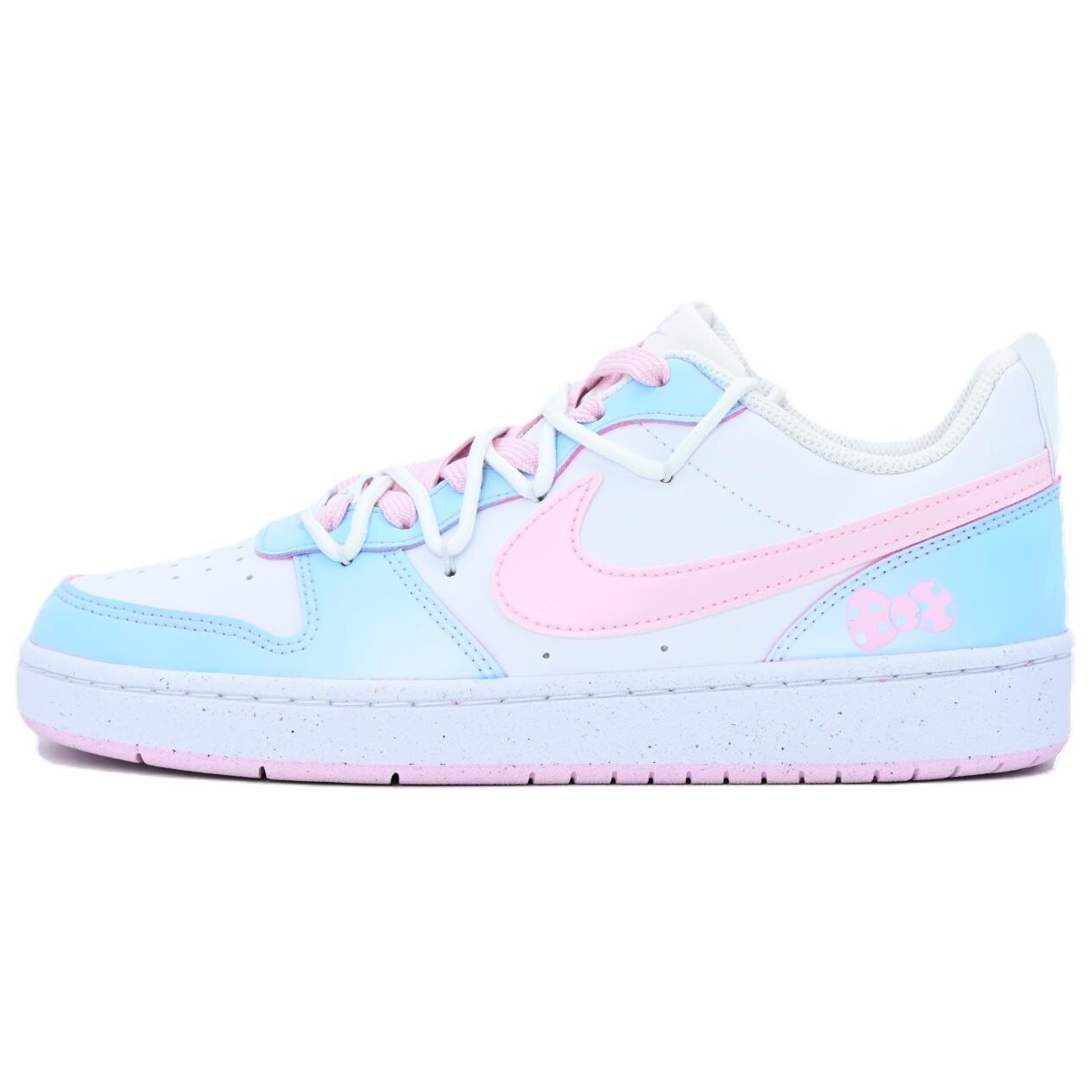 

Кроссовки Nike Court Borough Skateboarding Shoes Women's Low-top Blue/pink, синий/розовый