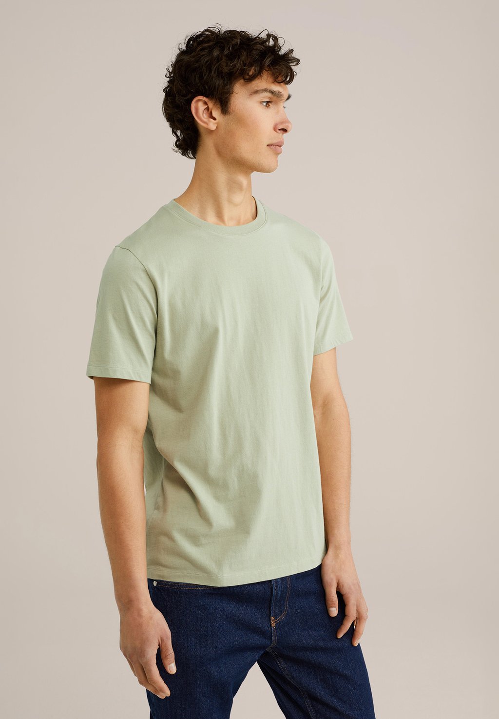 

Базовая футболка WE Fashion, цвет Moss Green