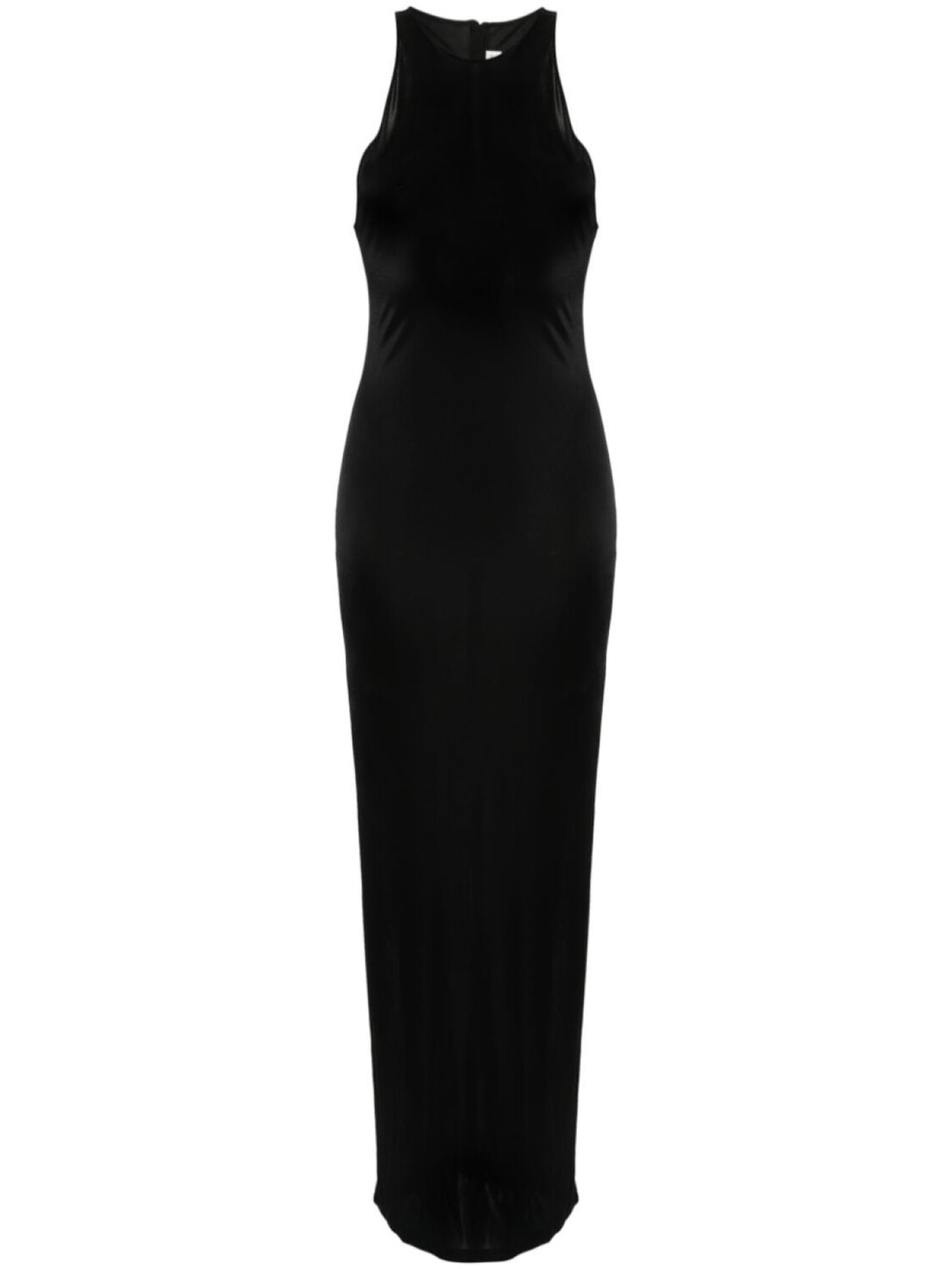 

Saint Laurent платье макси без рукавов, черный
