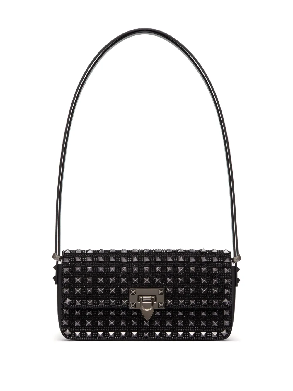 

Сумка на плечо Rockstud23 E/W с вышивкой Valentino Garavani, черный