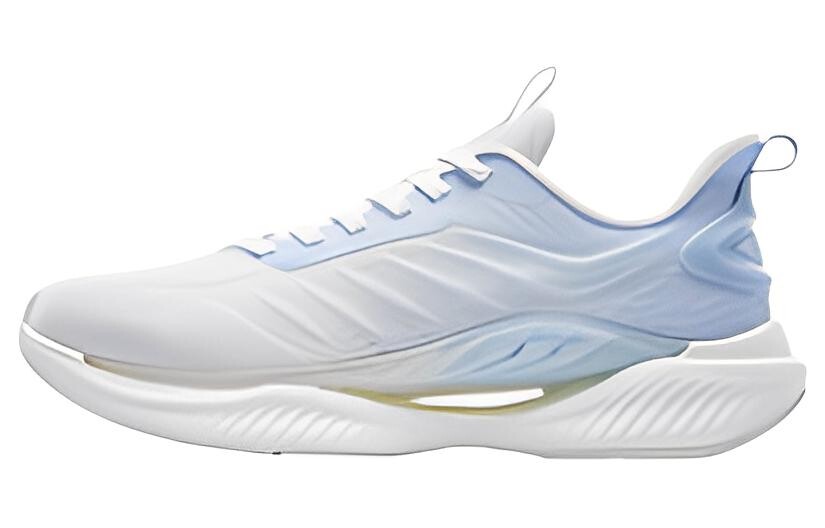 

Кроссовки Hydrogen Bomb Running Shoes Men Low-top White/Royal Blue/Fern Green Qiaodan
