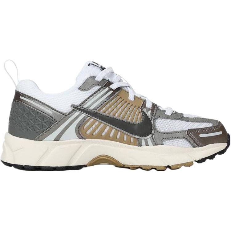 Nike Vomero 5 устойчивые к истиранию низкие детские беговые кроссовки White Gray для детей 3-7 лет — фото 3