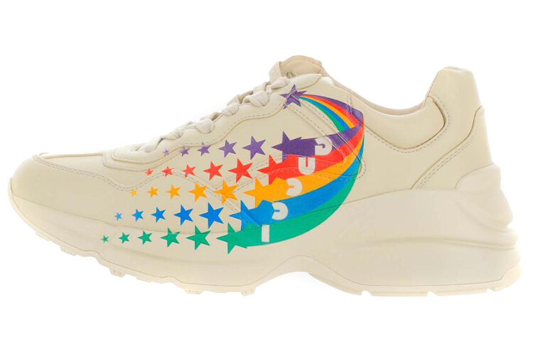Кроссовки GUCCI Rhyton Chunky Sneakers Women's Low-Top White/Multicolor