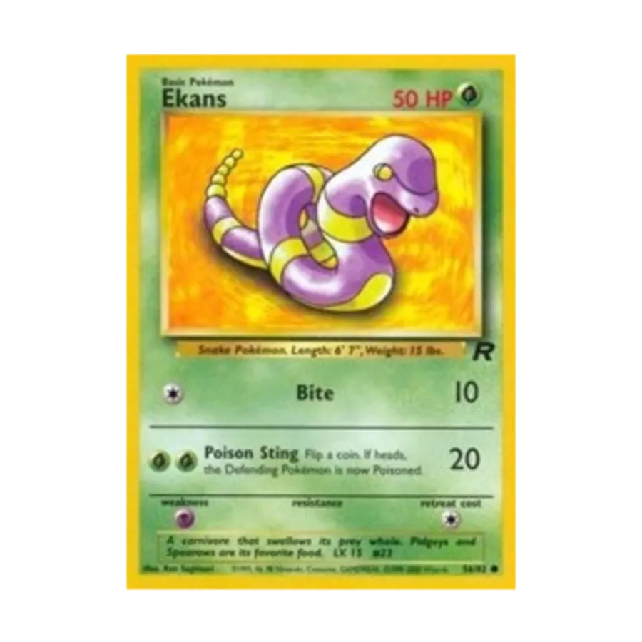 

CCG Эканс (К) #56, Pokemon - Team Rocket - Singles
