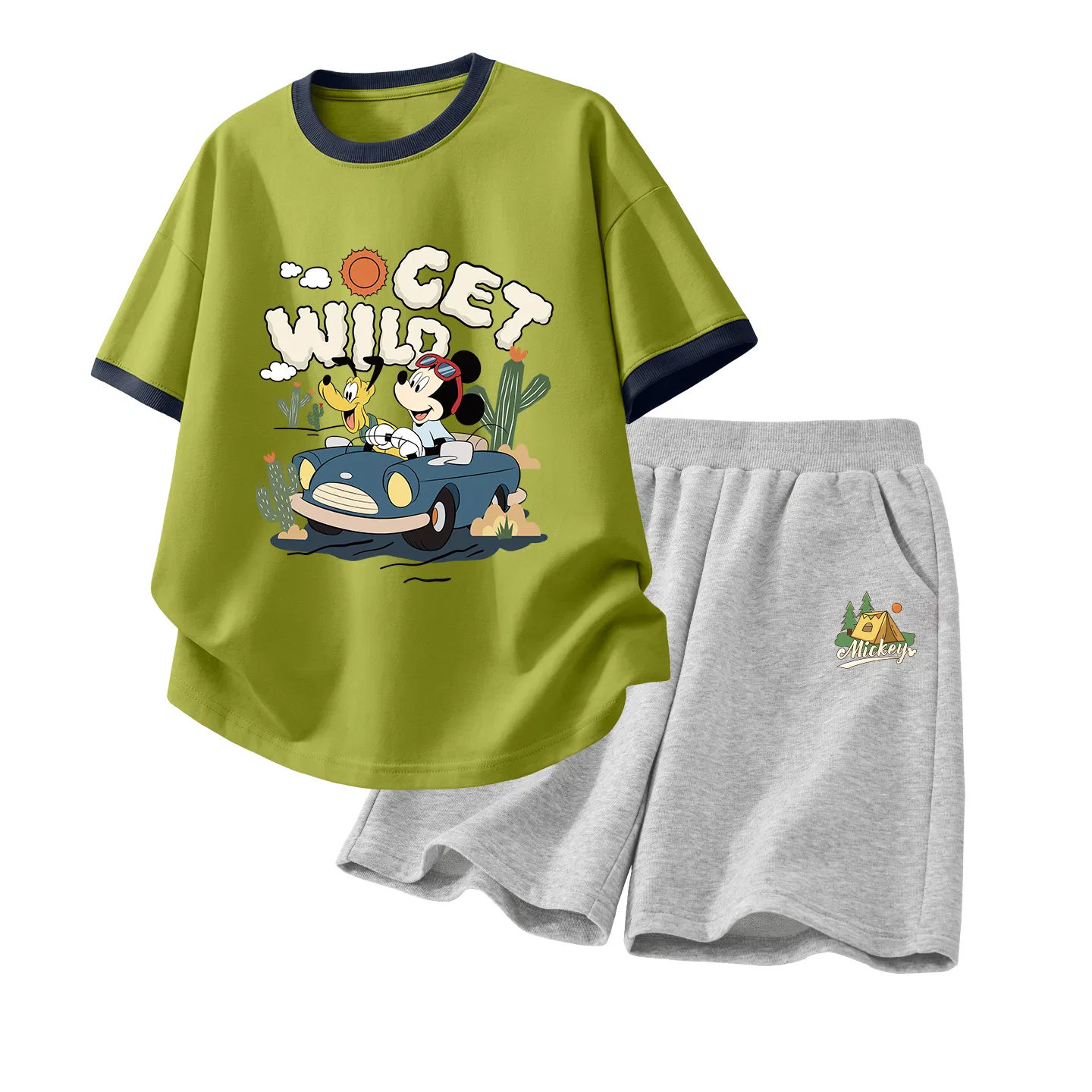 Детский спортивный костюм Casual Sportswear 2 Piece Set Disney, Daisy White Red+Daisy K Black — фото 3