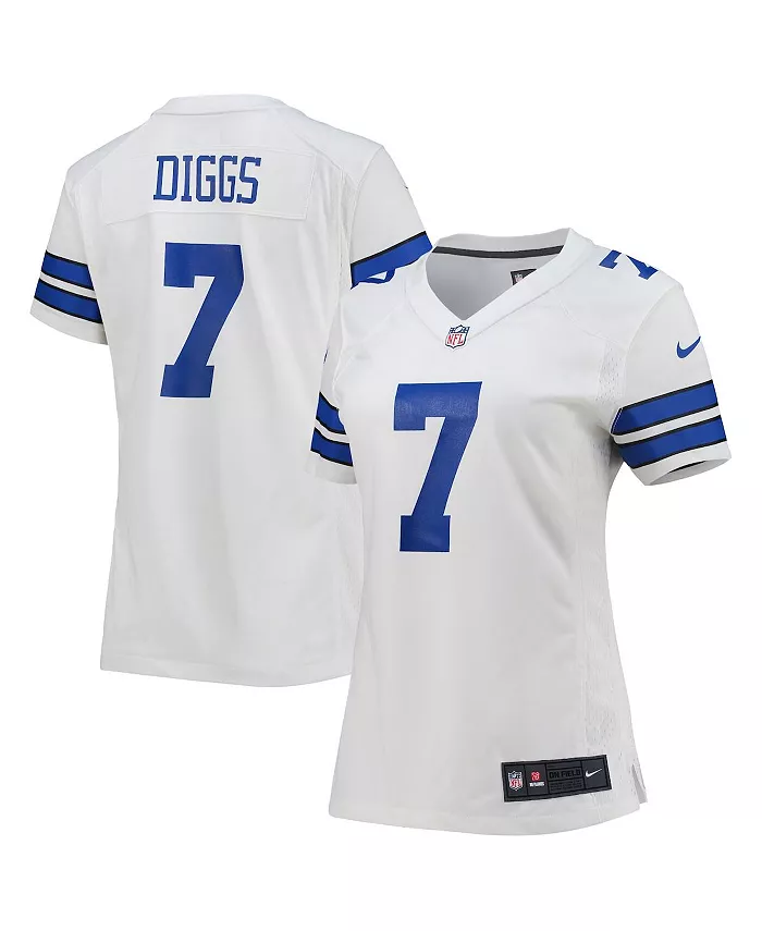 

Мужская и женская игровая футболка Dallas Cowboys Тревона Диггса Nike, белый