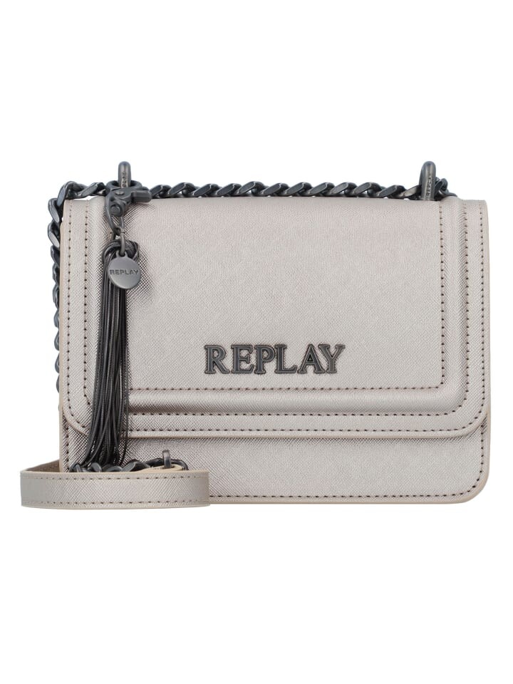 

Наплечная сумка Replay Mini Bag Umhängetasche 18 cm, цвет lt gun metal