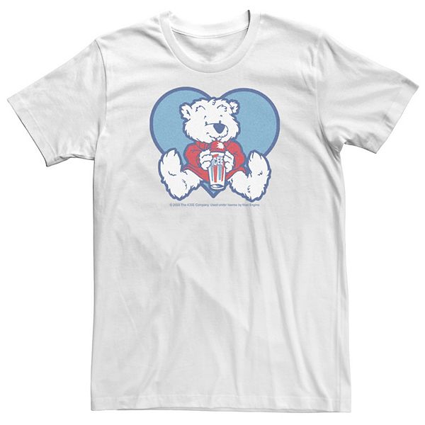 

Футболка Big & Tall Icee Blue Heart Polar Bear Licensed Character