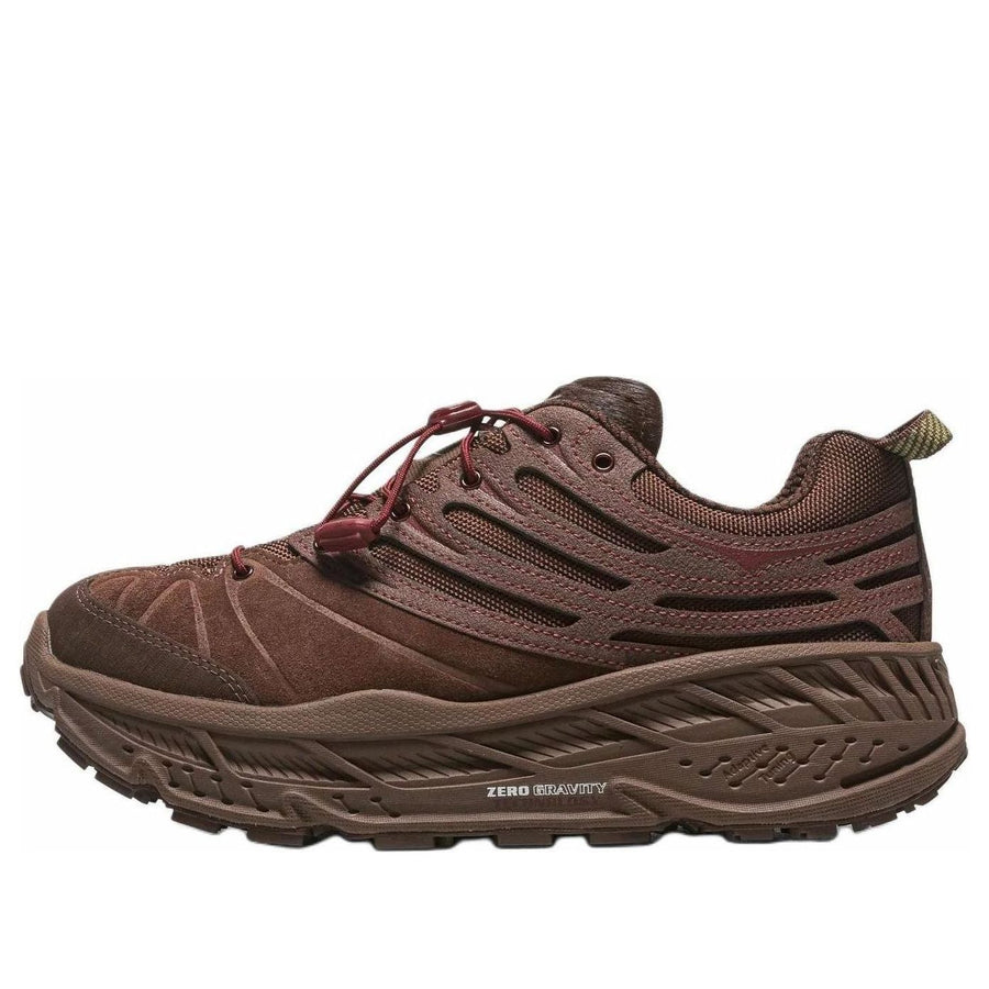 

Кроссовки HOKA ONE ONE Stinson EVO OG TP 'Cold Brew Varsity Burgundy', бордовый