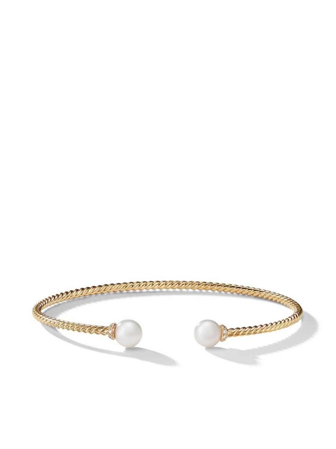 

Браслет Solari из желтого золота с бриллиантами и жемчугом David Yurman, золотой