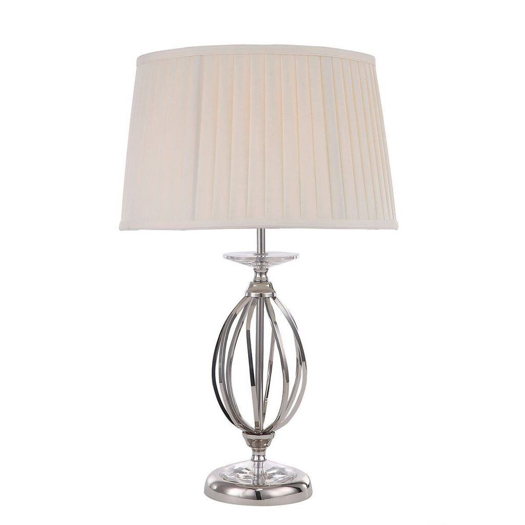 

Эгейская лампа из полированного никеля и стекла с абажуром Elstead Lighting