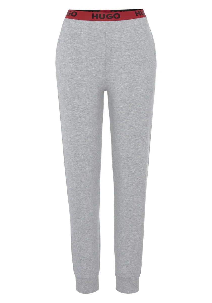 

Трикотажные брюки HUGO Underwear "SPORTY LOGO_PANTS" с эластичным поясом с логотипом Hugo, серый