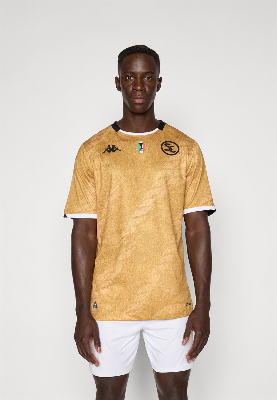 

Футболка Kappa Gara KOMBAT THIRD SPEZIA, Yellow Gold-Coloured Cream/Black/White/Gold-Coloured