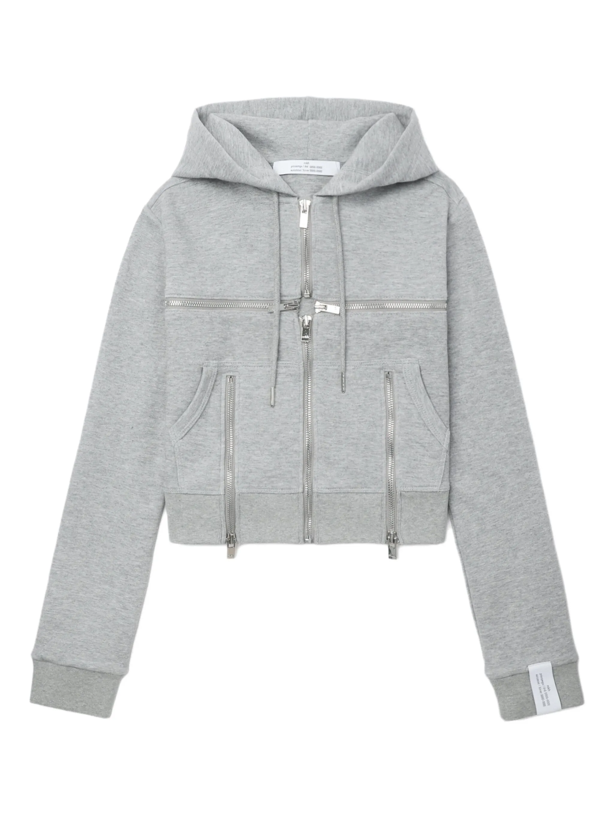 

Толстовка с капюшоном на молнии Rokh, серый