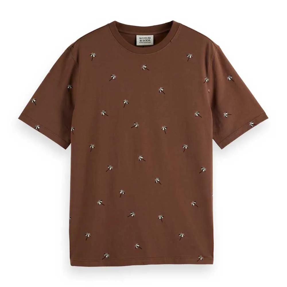 

Футболка Scotch & Soda 180052 Aop Regular Fit, коричневый