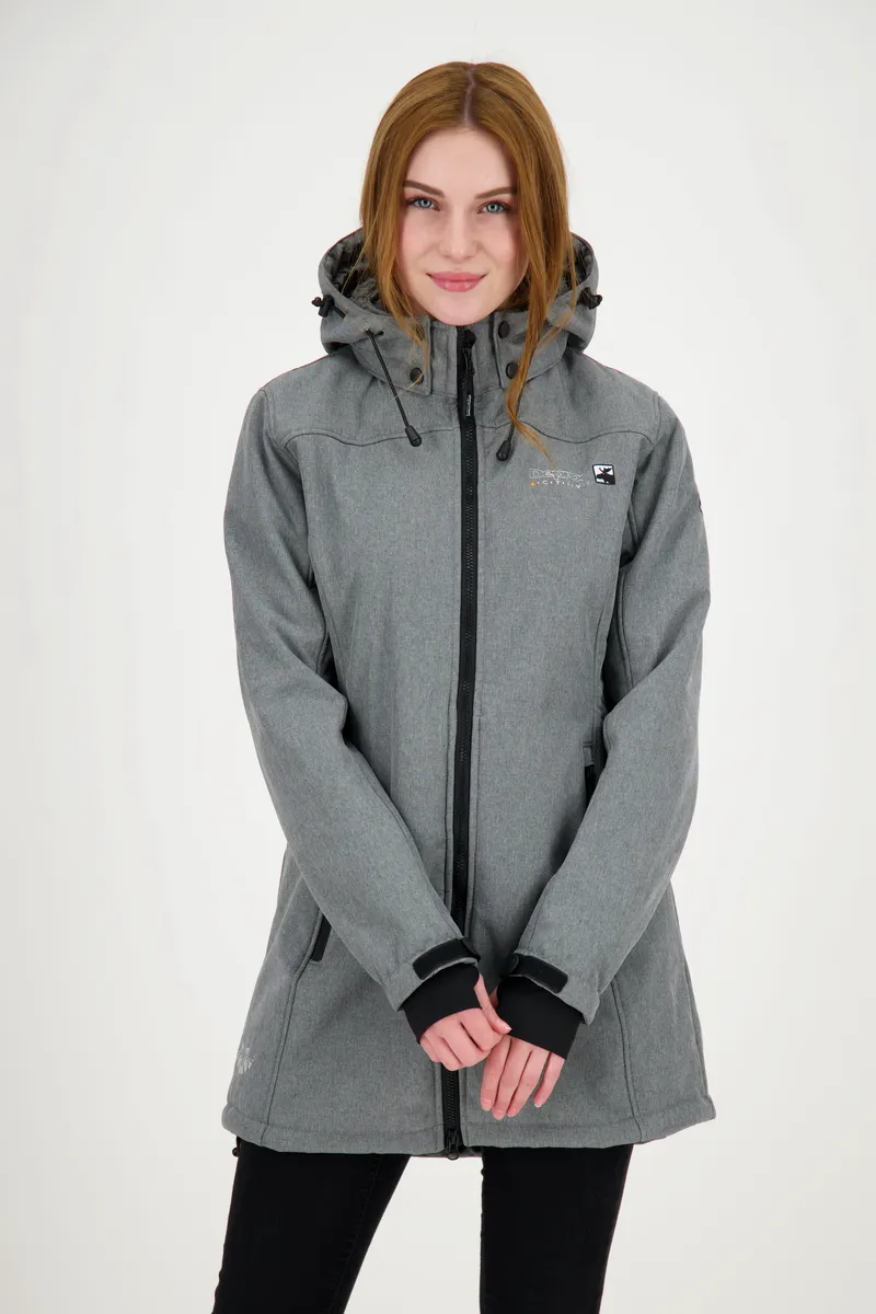 

DEPROC Active softshell пальто "KEELE PEAK II WOMEN", также доступно в больших размерах, серый