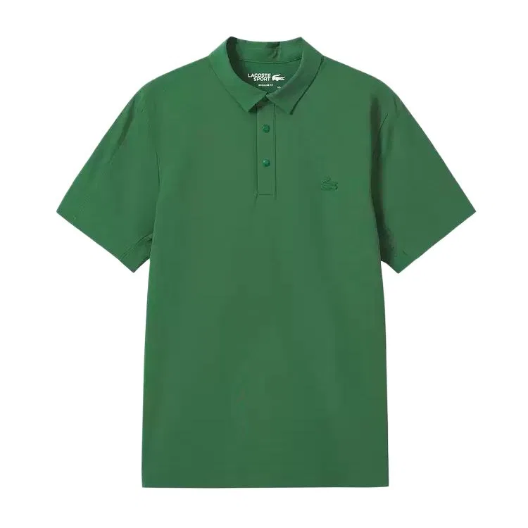 Футболка поло Lacoste Мужская, умеренный крой, Crocodile зеленый