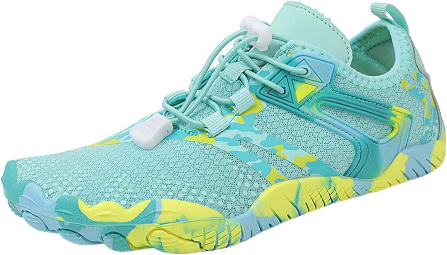 

Мужские водные туфли для плавания босиком, спортивные туфли для плавания на пляже, озере, в бассейне, для серфинга, каякинга, кемпинга, мужские слипоны для походов Iwihmiv, зеленый