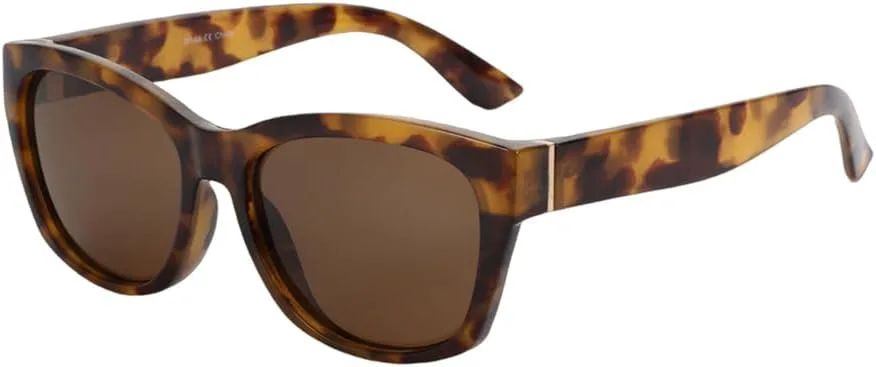 

Женские солнцезащитные очки большого размера с поляризацией, в винтажном стиле, с защитой от УФ-излучения, ретро-солнцезащитные очки для женщин HCPIHF, 03 Yellow Demi