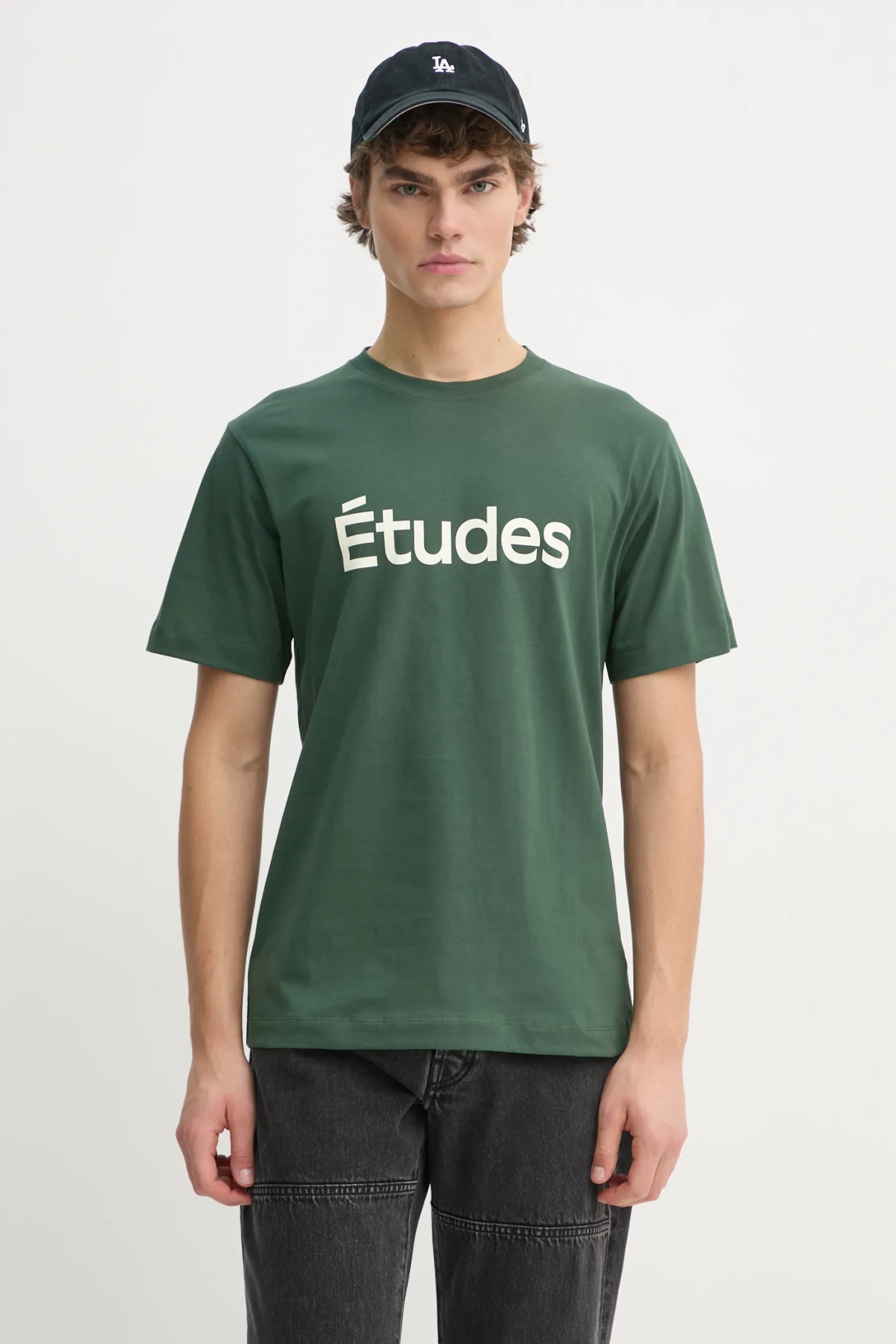 

Хлопковая футболка Études Studio, зеленый
