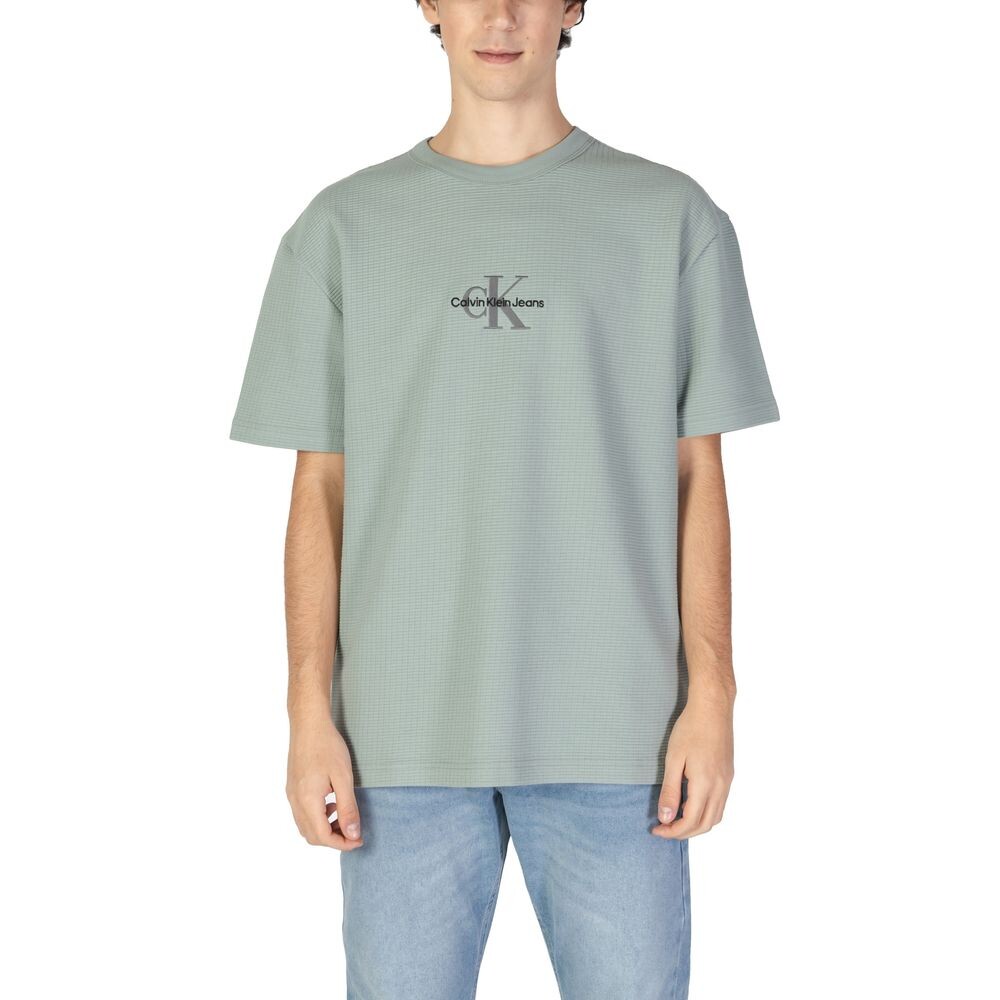 

Футболка Rigenerato из зеленого хлопка Calvin Klein Jeans