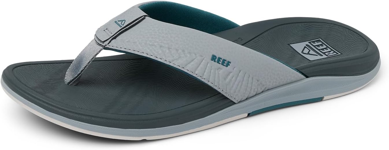 

Мужские вьетнамки REEF Offshore, амортизирующая стелька, поддержка свода стопы, прочная подошва, светло-серый