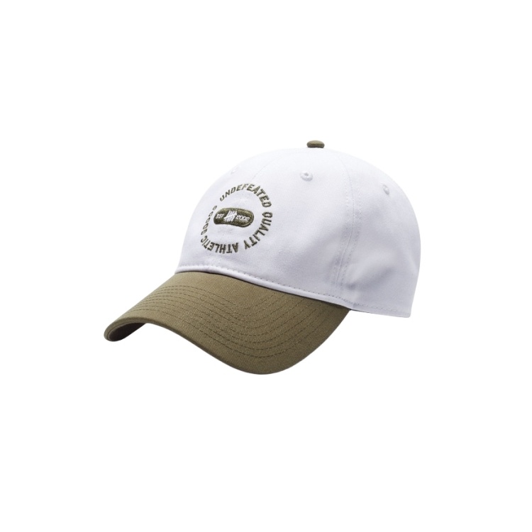 

UNDEFEATED Хлопковая бейсболка унисекс, White