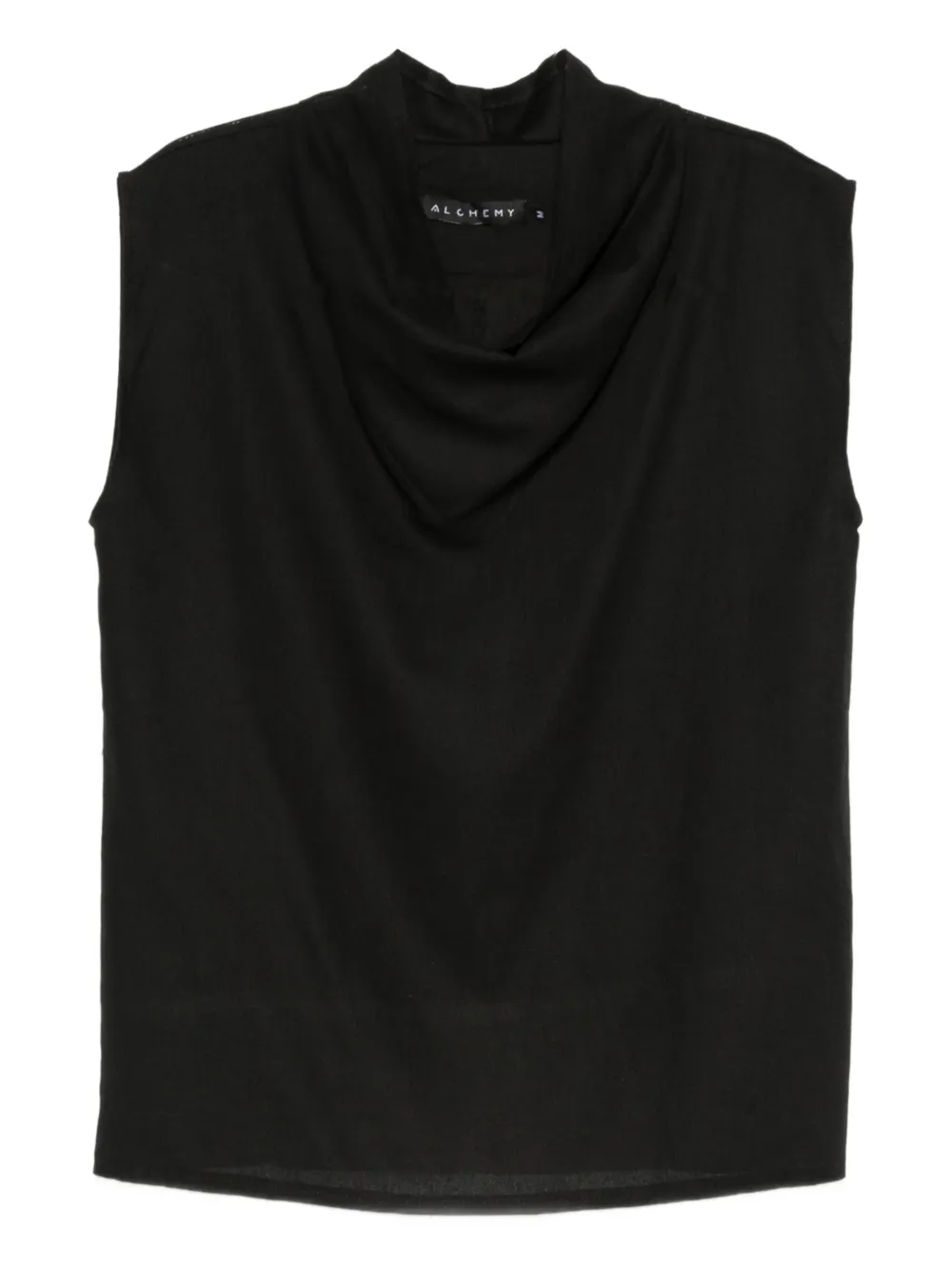 

Топ с воротником-хомутом Alchemy, черный