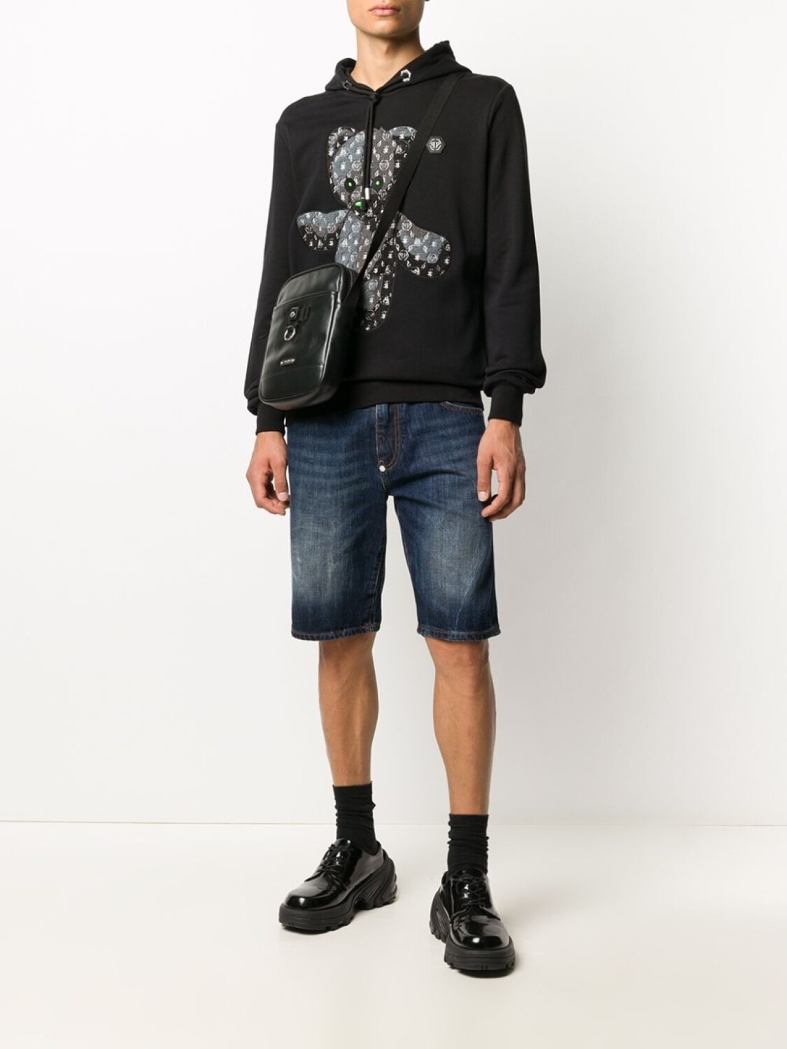 

Philipp Plein худи Teddy Bear, черный