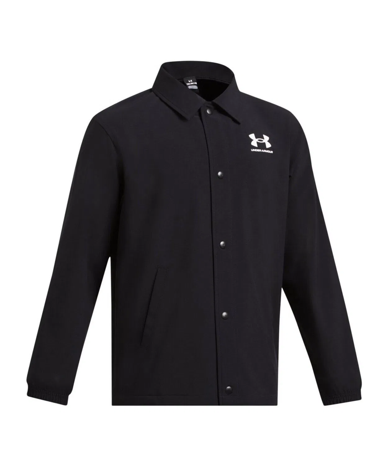 Куртка-тренер утепленная UA Icon Woven Coach Jacket для детей, черный — фото 3