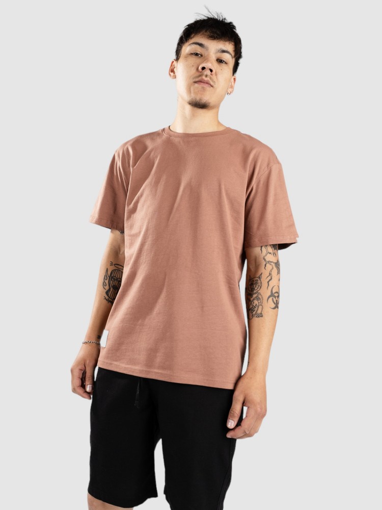 

Футболка Anerkjendt Akkikki S-S Noos - Gots T-Shirt, cognac