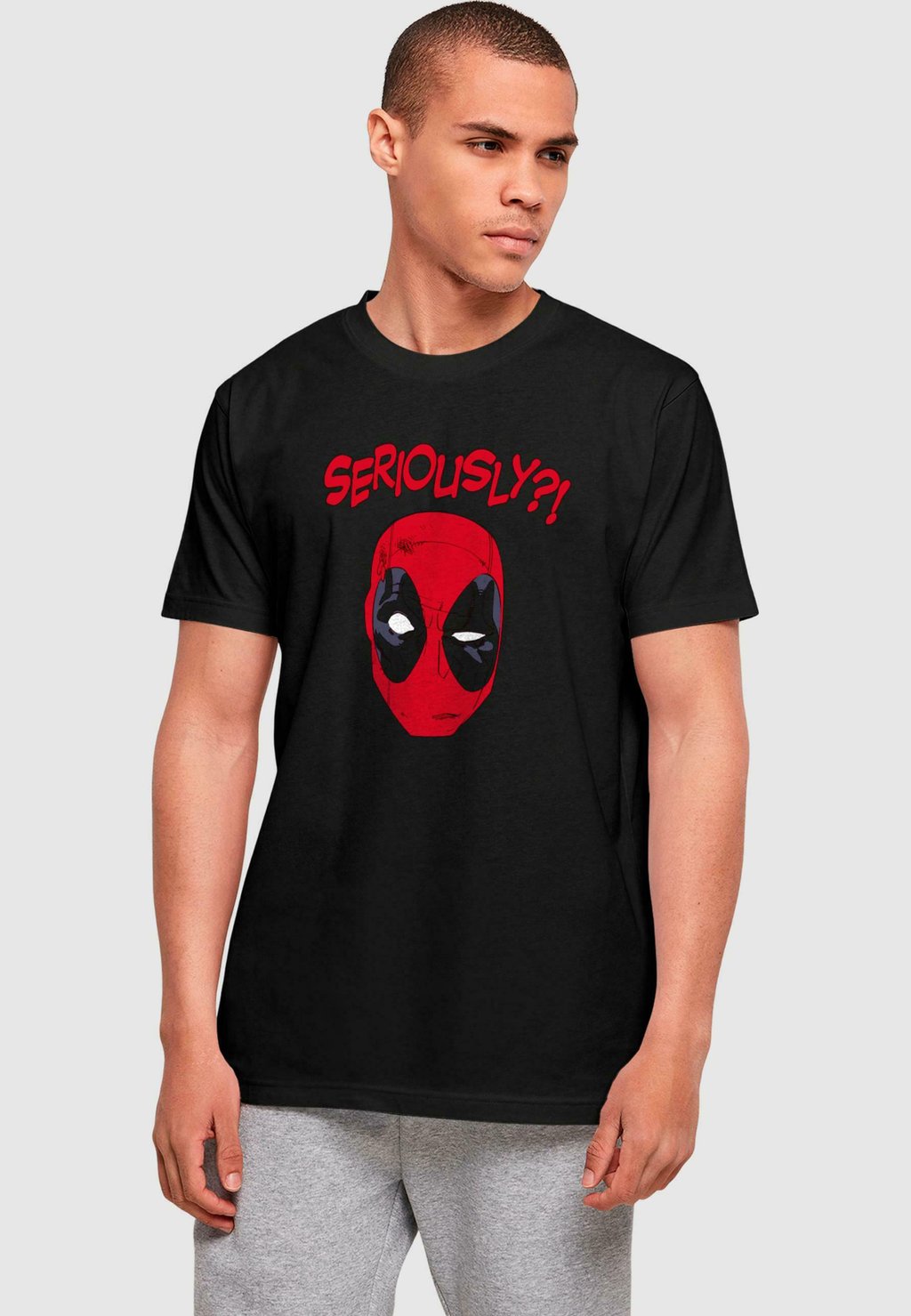 

Футболка с принтом DEADPOOL SERIOUSLY ABSOLUTE CULT, черный