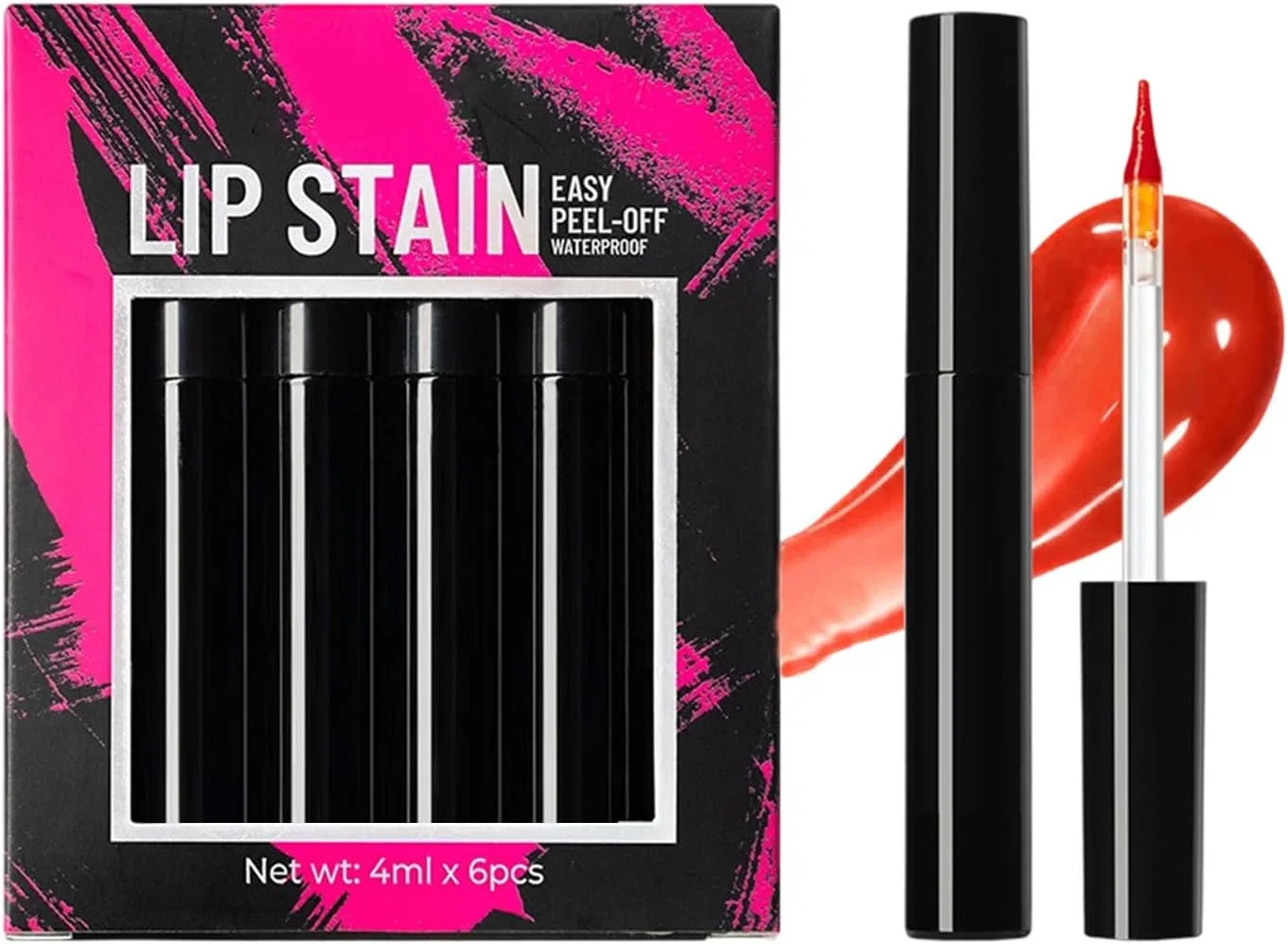 Набор карандашей-тинтинтов для губ 6 шт, Long Lasting Anti-Transfer Lip Stain
