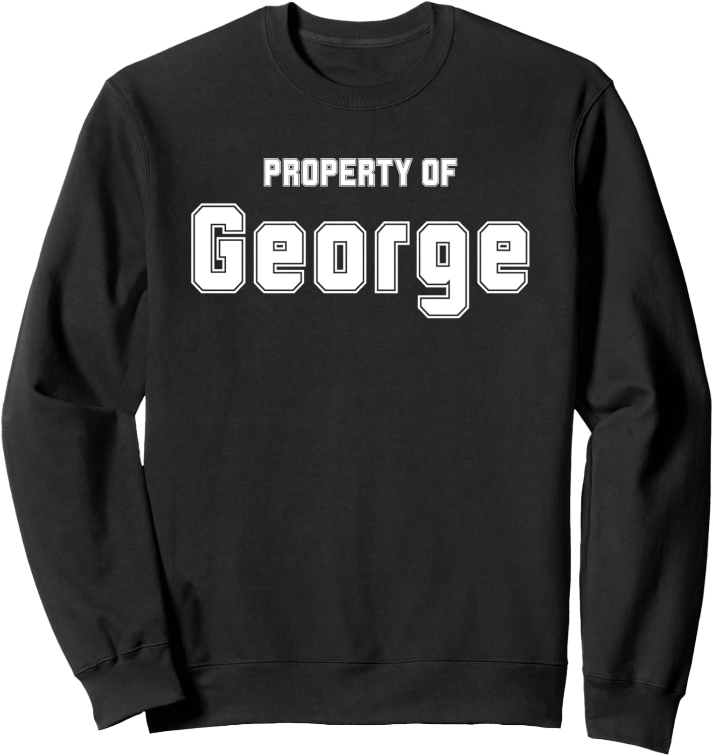 

Забавная толстовка для девичника Собственность Джорджа в подарок невесте Funny Bachelorette Gifts For Bride Property Of Co., черный