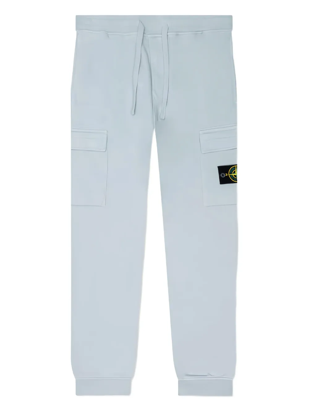 

Хлопковые брюки с карманами-карго Stone Island, синий
