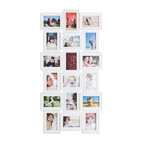 

Рамка для фотографий Relaxdays Collagen 18 Bilder, белый