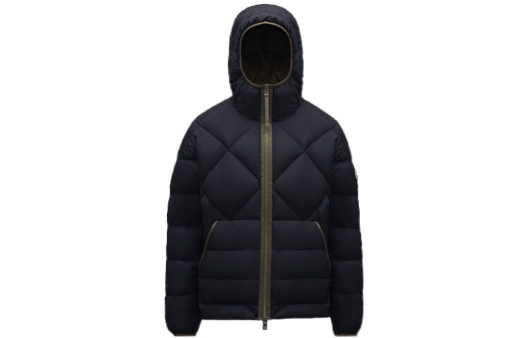 

Пуховик мужской темно-синий Moncler
