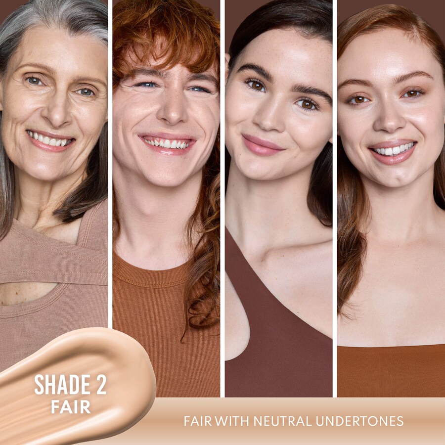 Бустер Danessa Myricks Beauty — Успокаивающая для кожи Yummy Skin Soothing Serum Skin Tint Foundation с пептидами и, 45 мл — фото 3