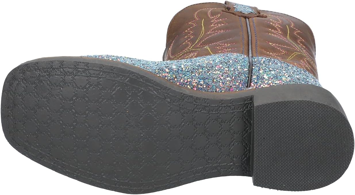 Детские вестерн-сапоги Smoky Mountain Boots модели Ariel, Pastel Glitter/Crazy Horse — фото 4