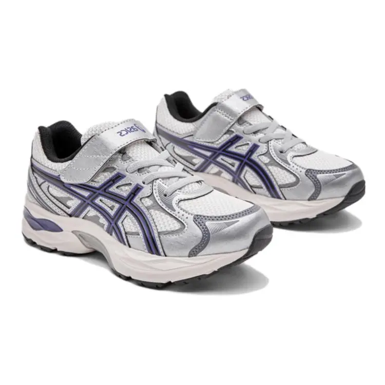 Кроссовки для бега Rebound Breathable Support Low Top для детей ASICS, белый/фиолетовый — фото 4