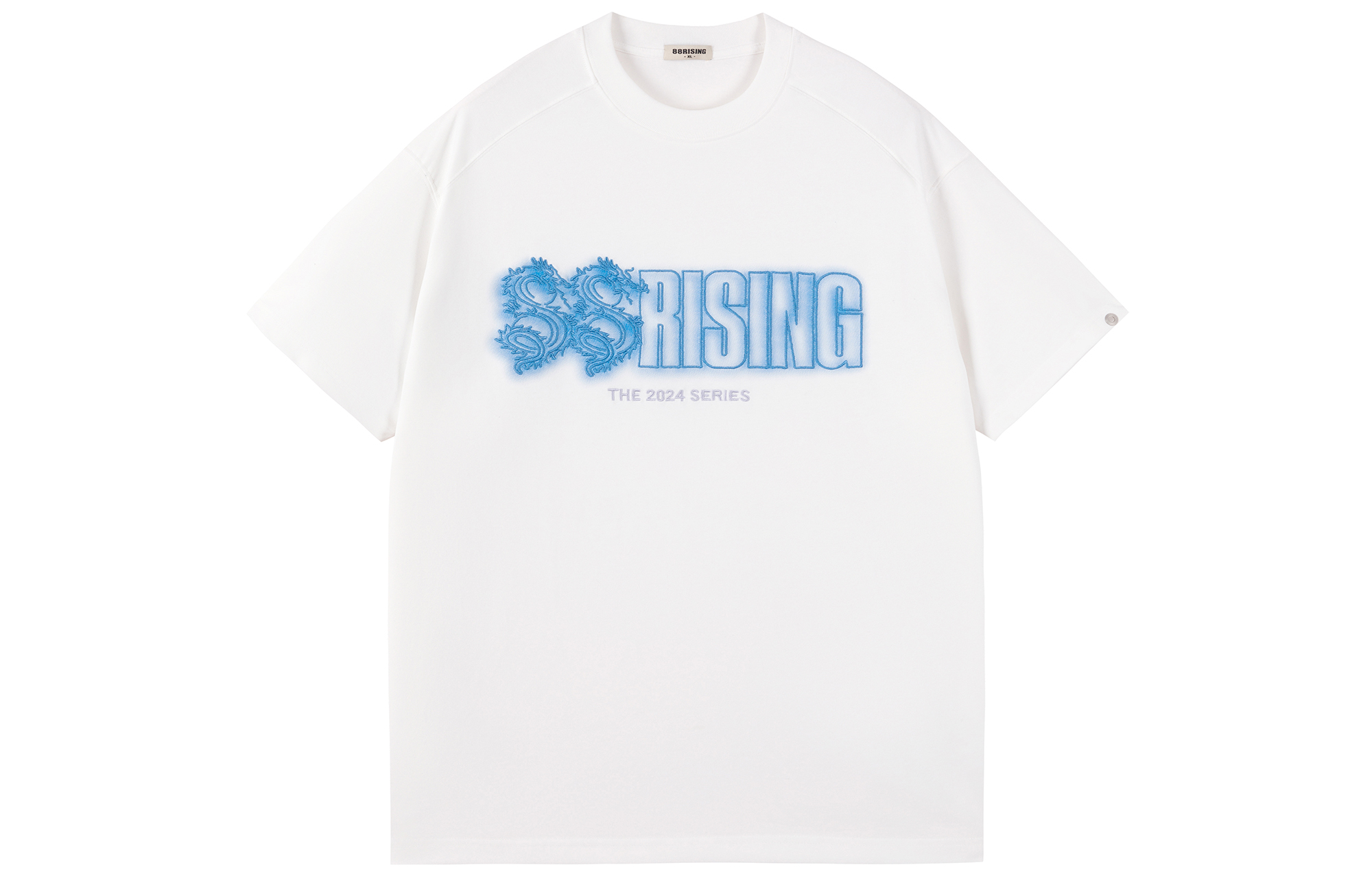 

Футболка унисекс 88rising, Heather White Gray