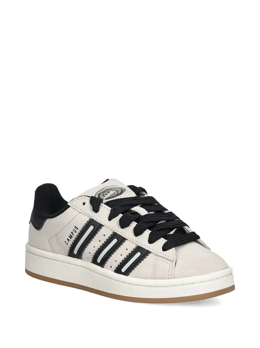 Кроссовки Campus 00s из кожи на шнуровке Adidas Kids, бежевый