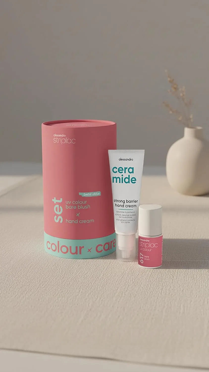Набор для ухода за ногтями alessandro Striplac UV Colour & Care Set, Blush & Barrier Alessandro — фото 4