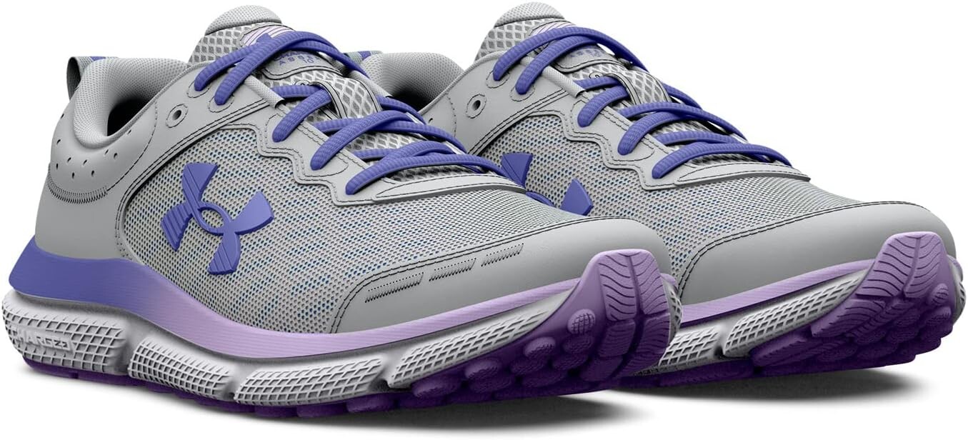 

Кроссовки Assert 10 Under Armour, цвет Mod Gray/Nebula Purple/Baja Blue