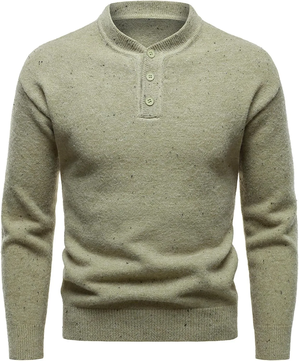 

Мужской свитер Casual Comfy Pullover с пуговицами